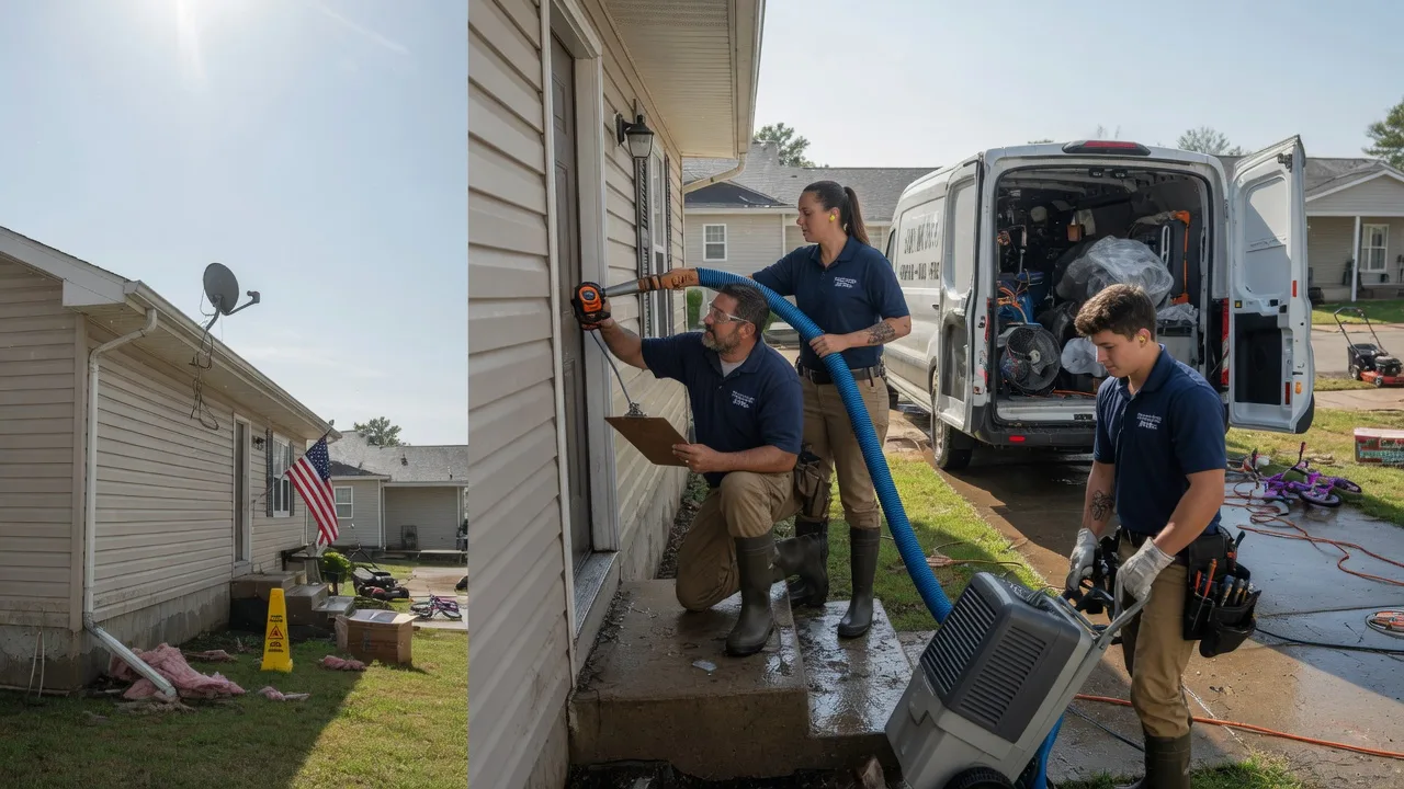 Ceiling Water Damage Restoration in Gum Spring, VA near me
